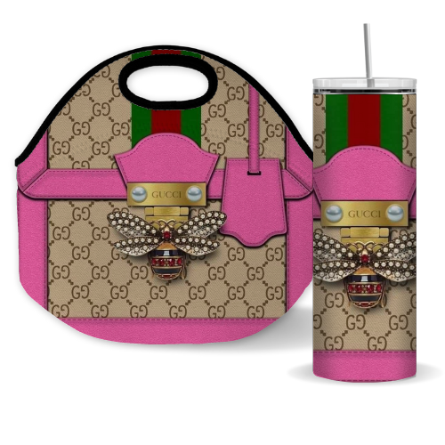 GG' LUXURY LUNCH AND TUMBLER TOTES SETS