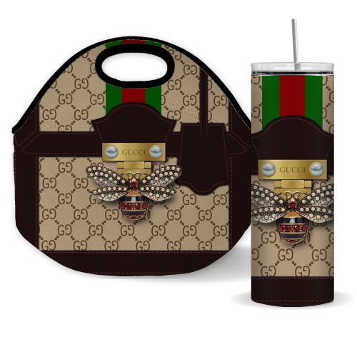 GG' LUXURY LUNCH AND TUMBLER TOTES SETS