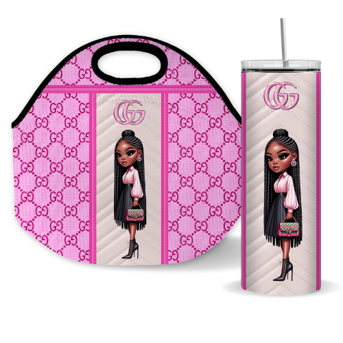 GG' LUXURY LUNCH AND TUMBLER TOTES SETS