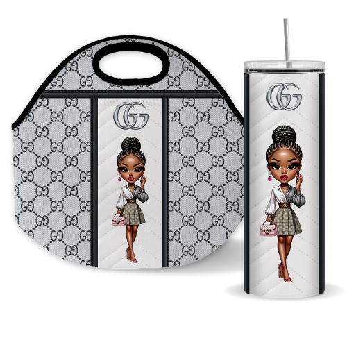 GG' LUXURY LUNCH AND TUMBLER TOTES SETS