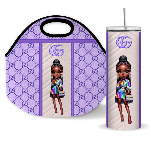 GG' LUXURY LUNCH AND TUMBLER TOTES SETS