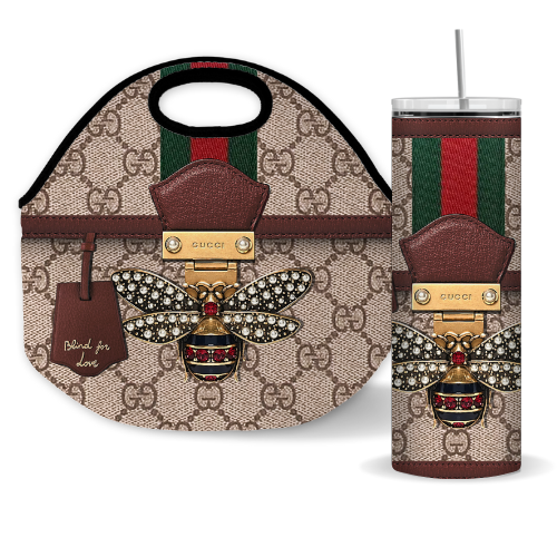 GG' LUXURY LUNCH AND TUMBLER TOTES SETS