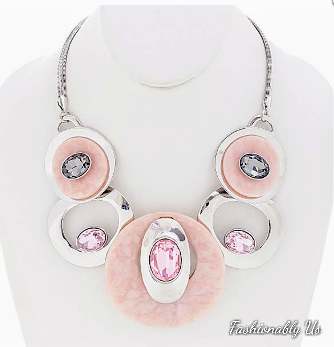 Juego de collar de 5 anillos