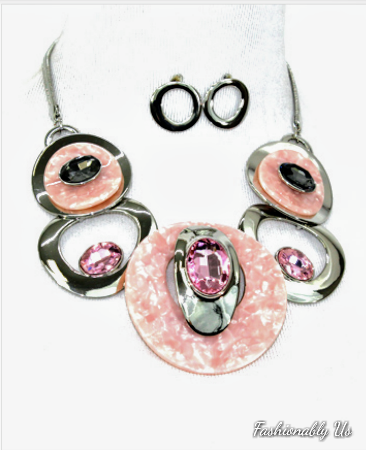 Juego de collar de 5 anillos