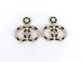 Infinity Stone Stud Earrings