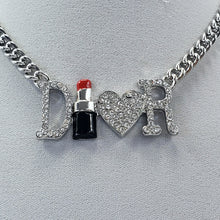 Load image into Gallery viewer, DR Lipstick Heart Necklace Set
