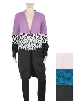 Animal Print Cardigan