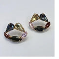 Crystal Lip earrings