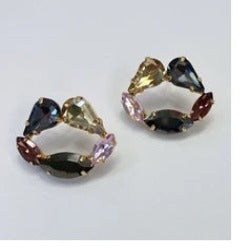 Crystal Lip earrings