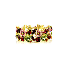 Load image into Gallery viewer, Flower Bangle Bracelet
