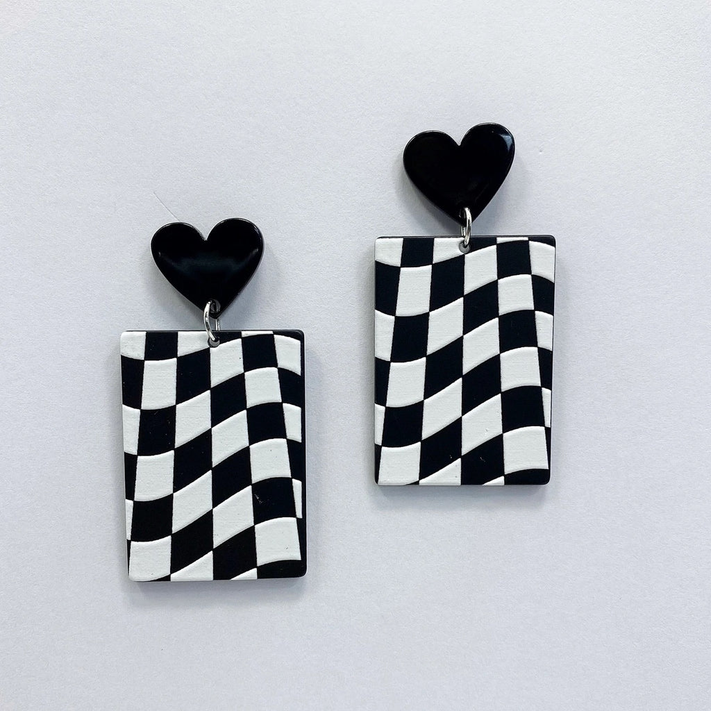 Pendientes clásicos de corazón