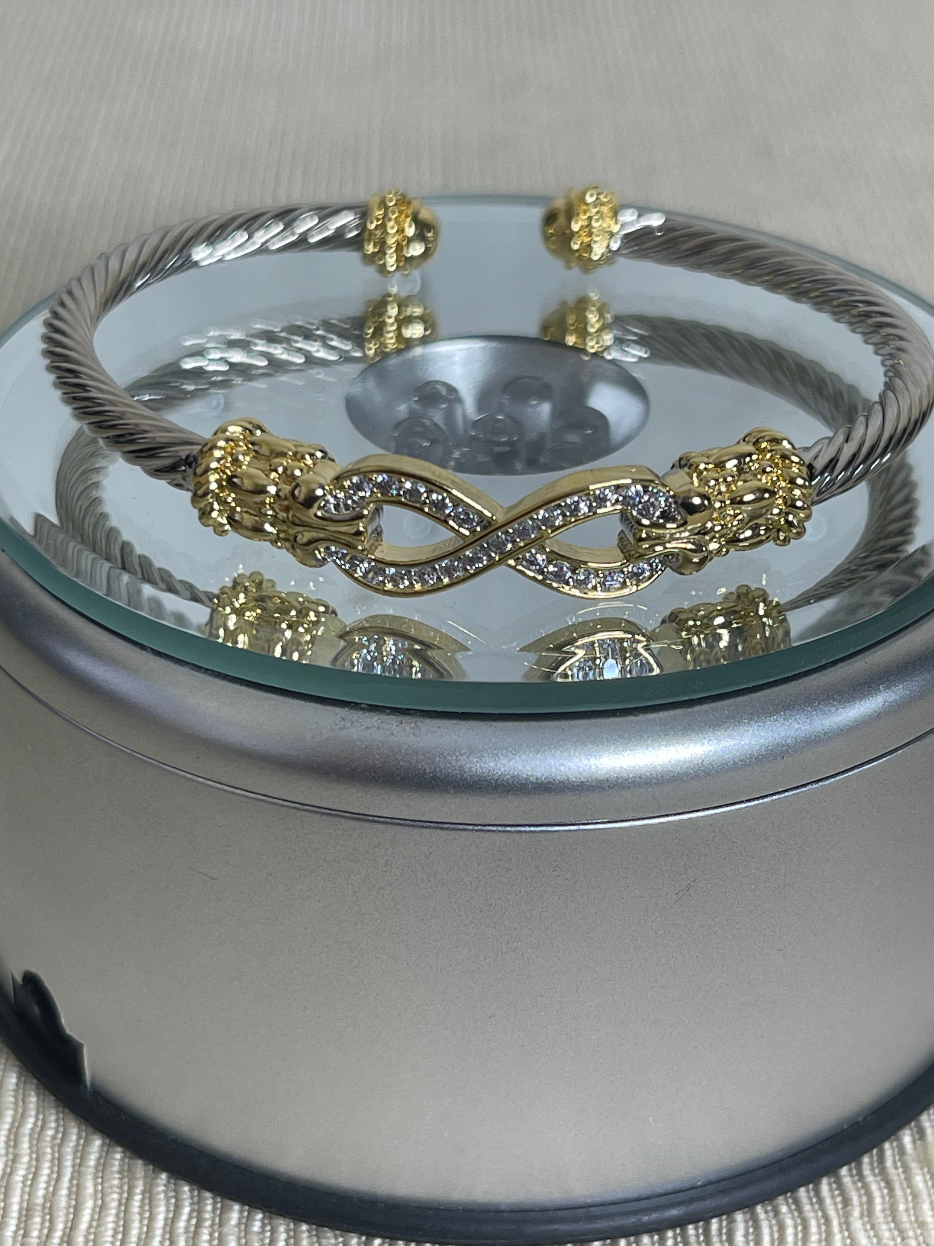 CZ Cable Bracelet