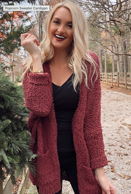 Relaxed Textured Cardigan