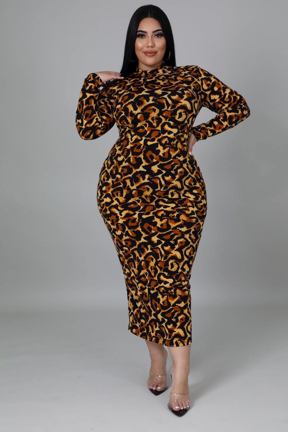 Salena Animal Print Dress