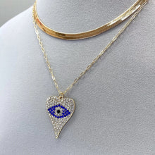 Load image into Gallery viewer, Evil Eye Love necklace
