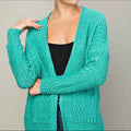 Relaxed Textured Cardigan