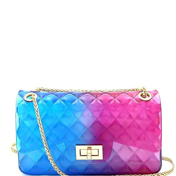 Embossed Ombré Jelly Bag