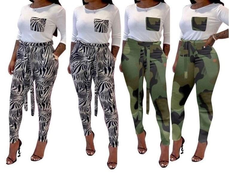 Zebra Print 2 Set