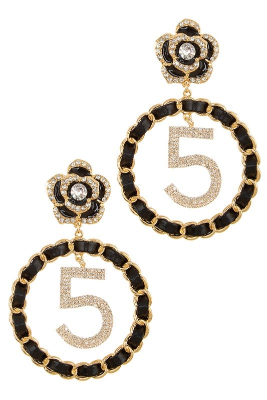 Rose’ C 5 earrings