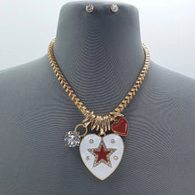 Load image into Gallery viewer, Whimsical Hearts Charm Necklace
