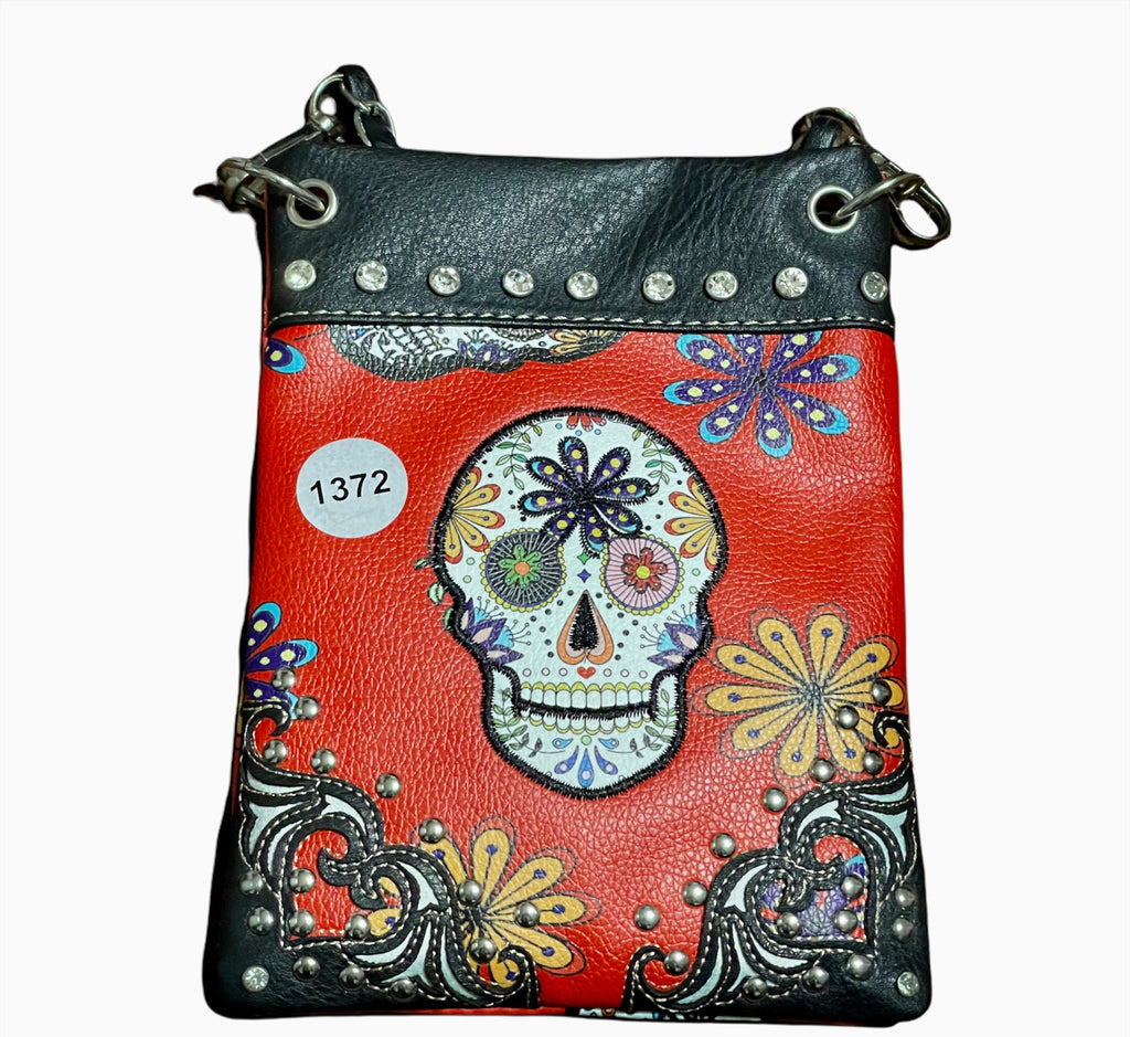 Bolso bandolera del Día de los Muertos