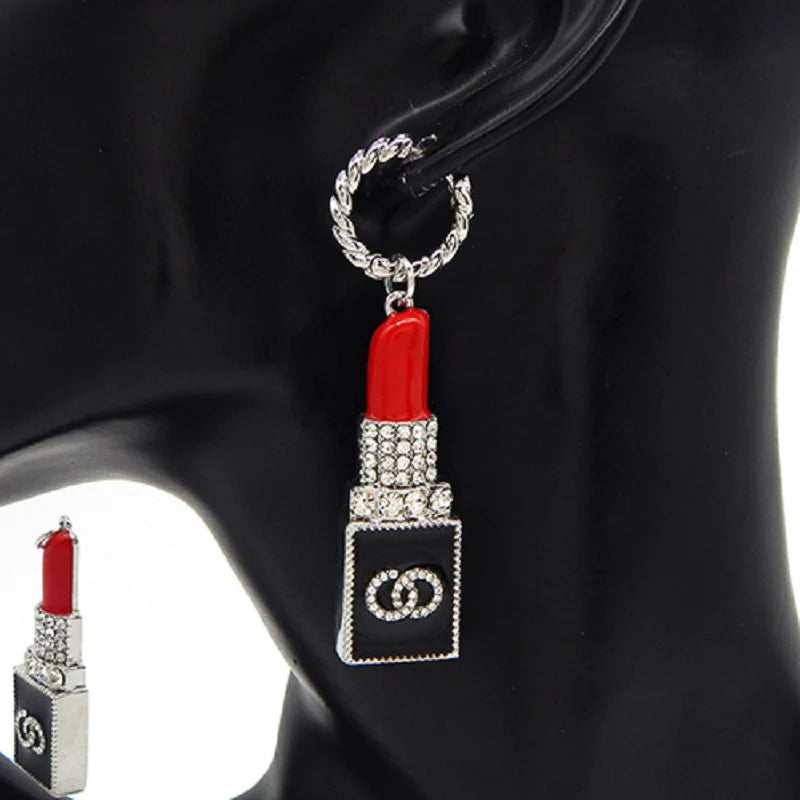Luxurious Lipstick Earring