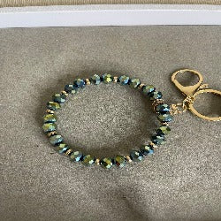 Crystal Wristlet Keychain Bangle
