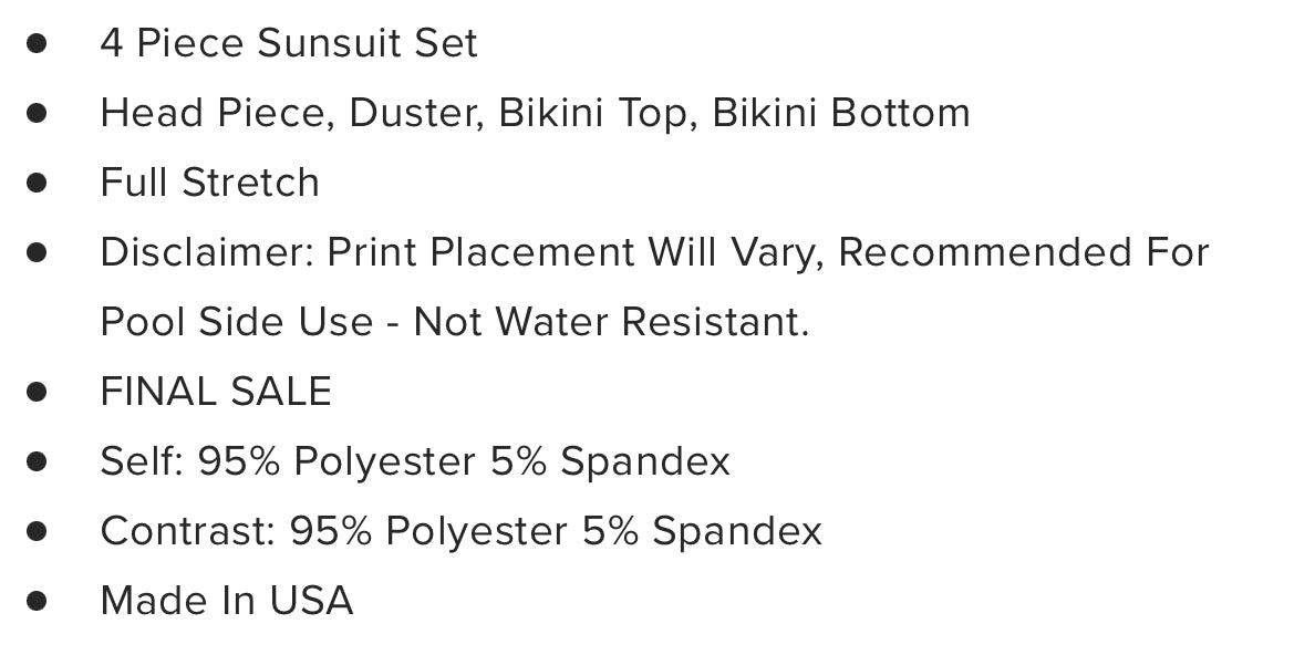 Radical Print Bikini Set