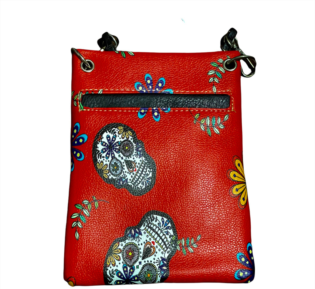 Bolso bandolera del Día de los Muertos