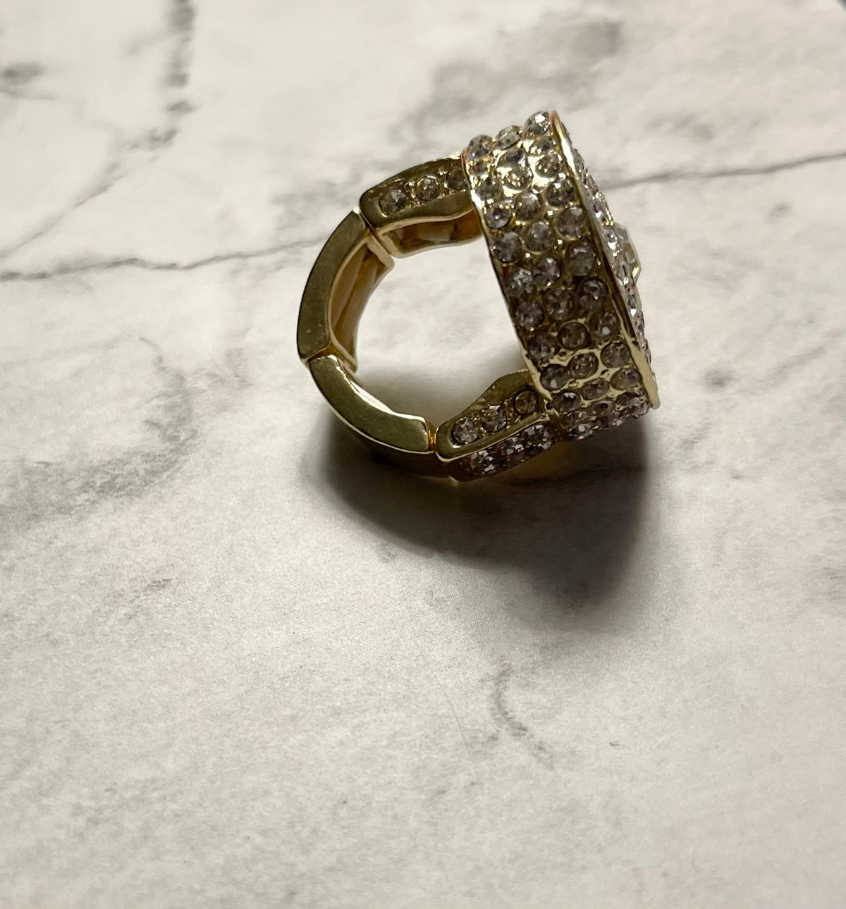 Icey Cluster Ring
