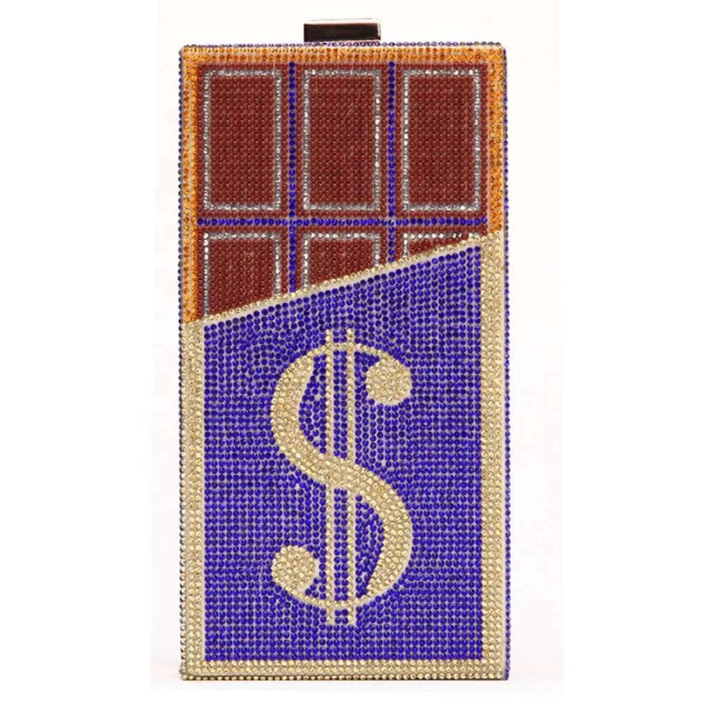 Chocolate & Money Clutch