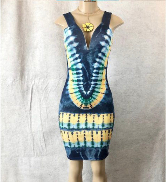 Vestido vaquero africano