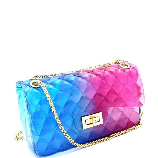 Embossed Ombré Jelly Bag