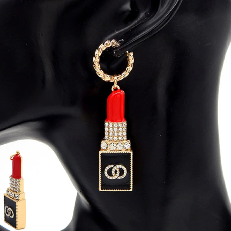 Luxurious Lipstick Earring