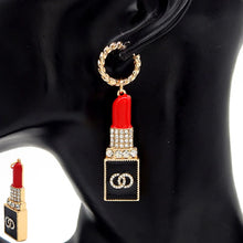 Load image into Gallery viewer, Luxurious Lipstick Earring
