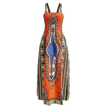 Load image into Gallery viewer, Dashiki Strap Maxi Dress

