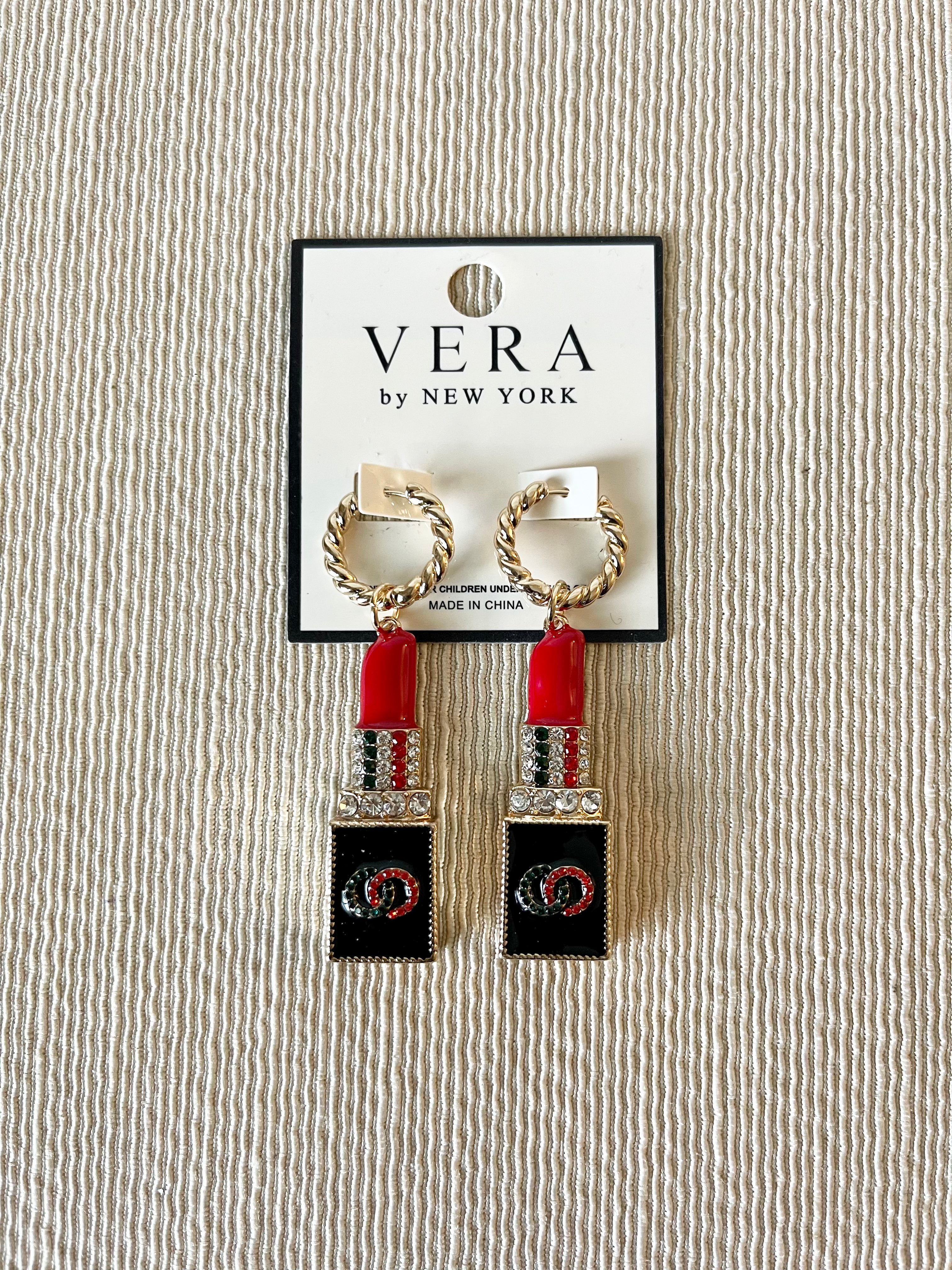 Luxurious Lipstick Earring