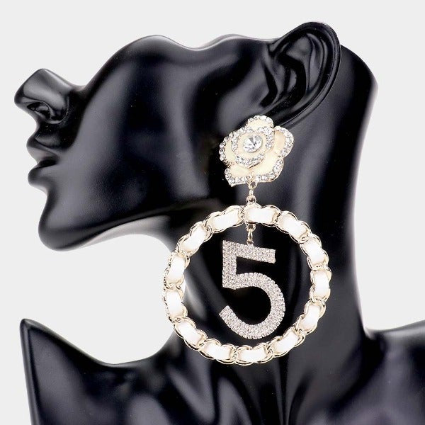 Rose’ C 5 earrings