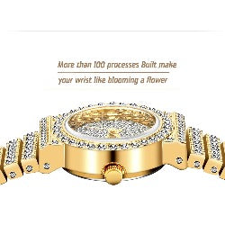 Iced Out Baguette Watch