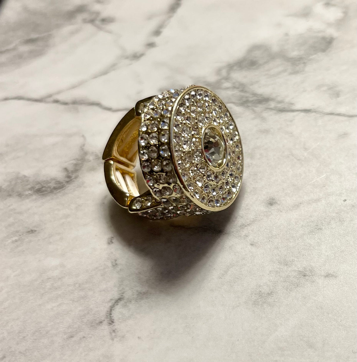 Icey Cluster Ring