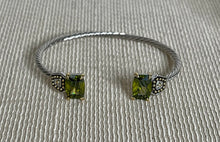 Load image into Gallery viewer, Peridot Cuff Cable
