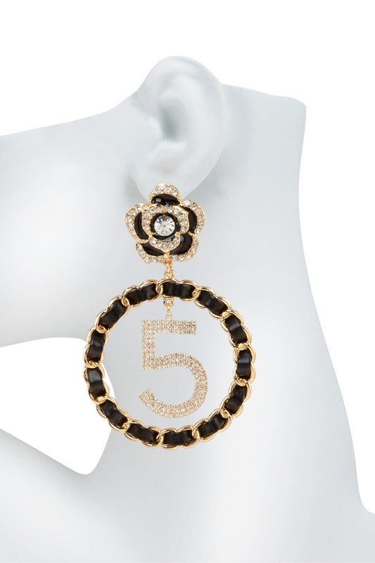 Rose’ C 5 earrings
