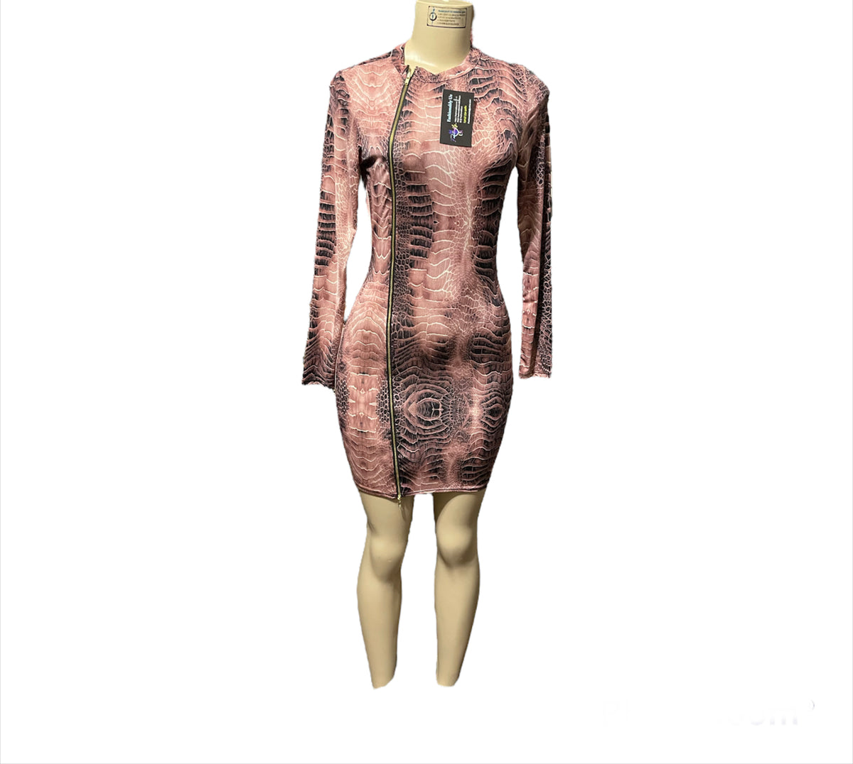 Leilani Pink Print Dress