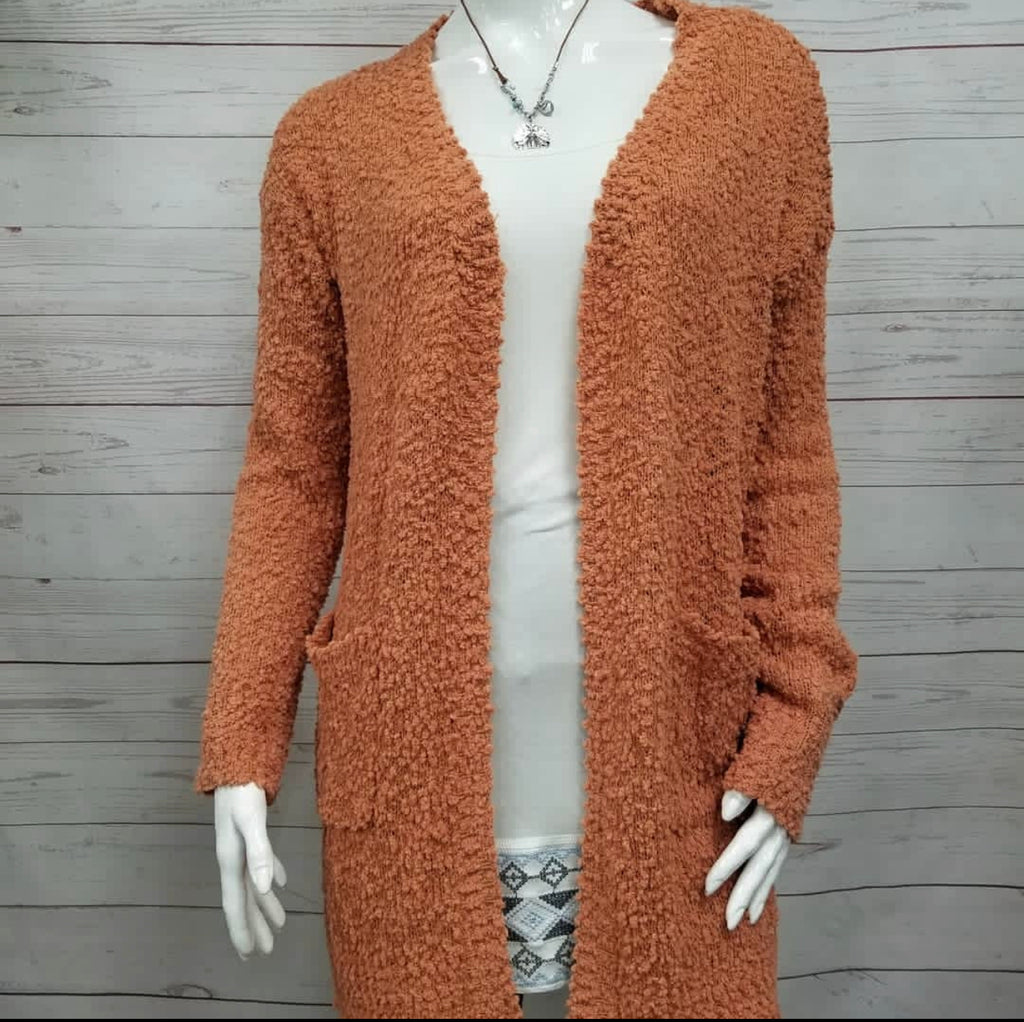 Relaxed Textured Cardigan