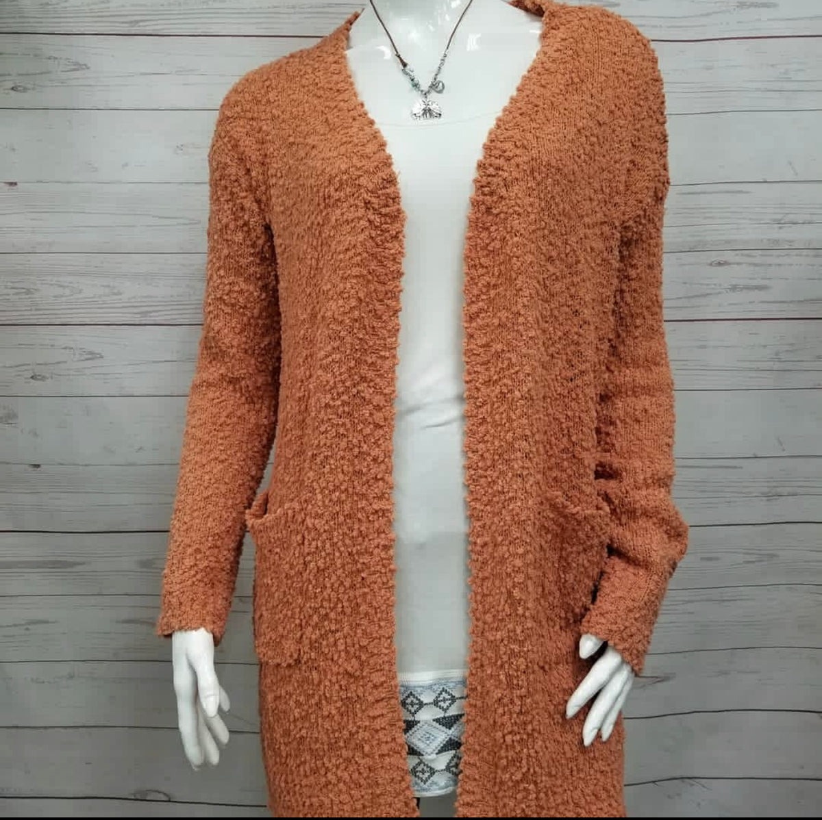 Relaxed Textured Cardigan
