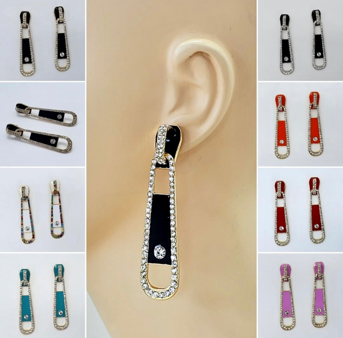 Paper Clip Pin Earrings