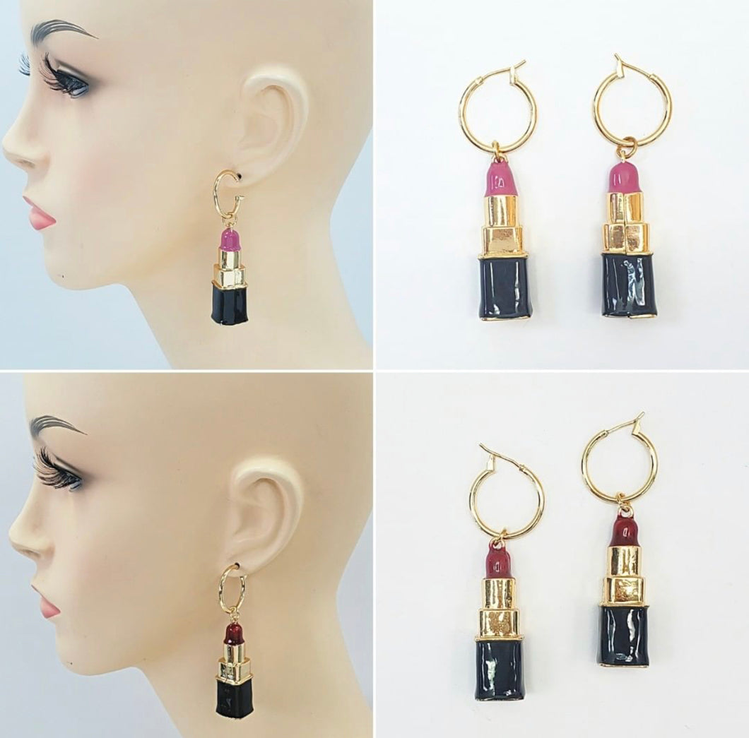 Lipstick Diva earrings
