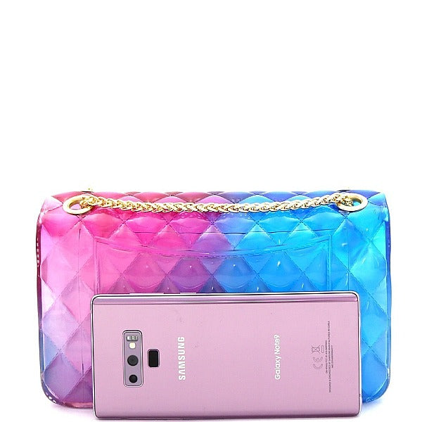 Embossed Ombré Jelly Bag