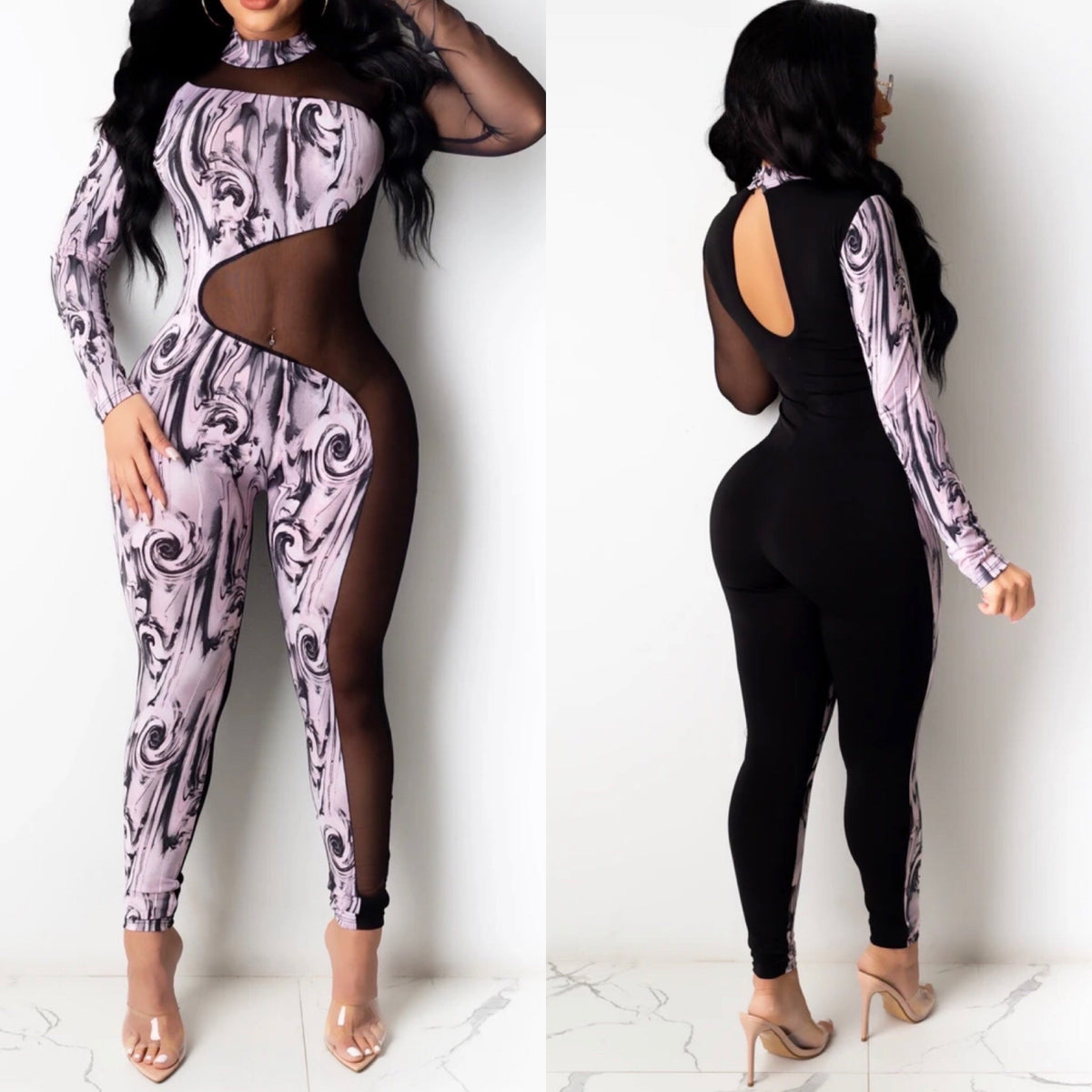 Kay Mesh Jumpsuit