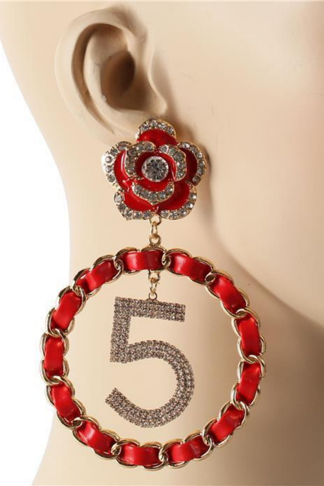 Rose’ C 5 earrings